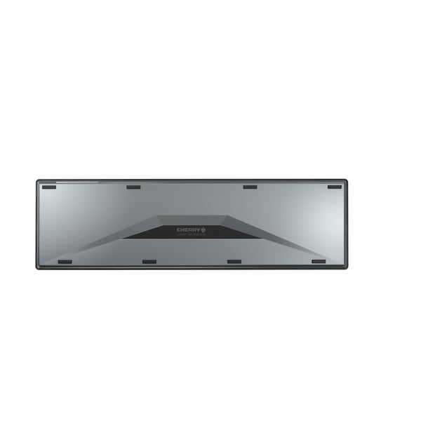 CHERRY DW 9500 SLIM tangentbord Mus inkluderad Universal Trådlös RF + Bluetooth AZERTY Fransk Svart, Grå