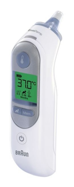 Braun ThermoScan 7 Fjernføler Hvid Øre