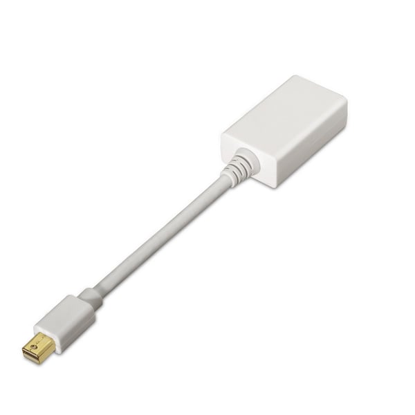 AISENS A125-0138 videokabel adapter 0,15 m Mini DisplayPort HDMI Hvid