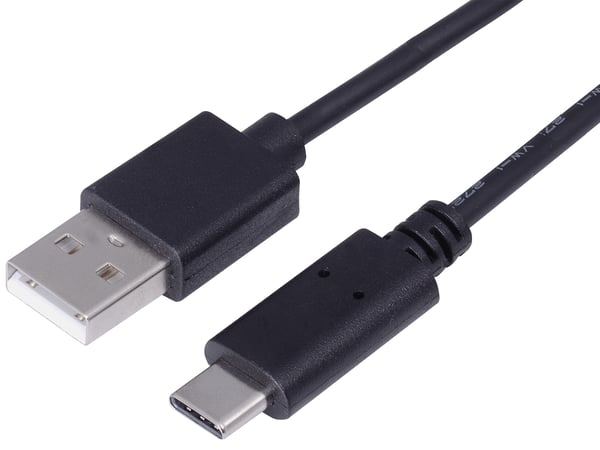 Trevi US 34-35 USB-kaapeli 1 m USB A USB C Musta