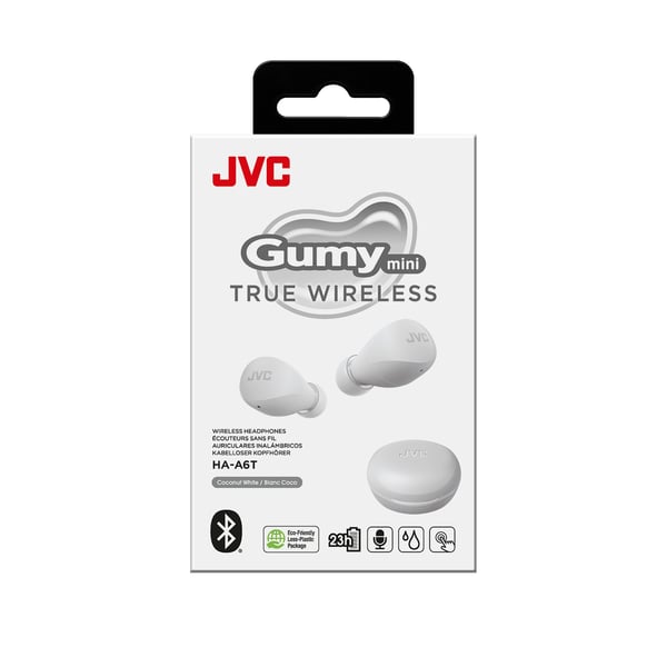 JVC HA-A6T Headset True Wireless Stereo (TWS) I öra Samtal/musik Bluetooth Vit
