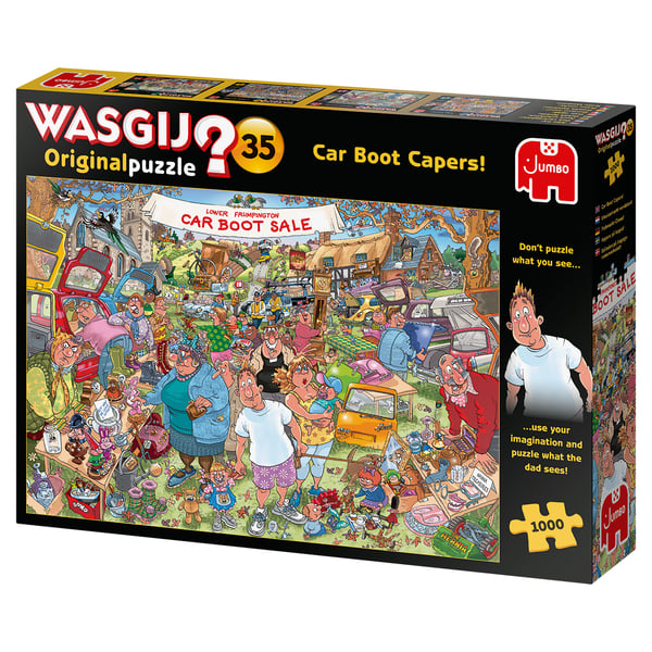 Wasgij Original 35 1000pcs Puslespil 1000 stk Tegneserier