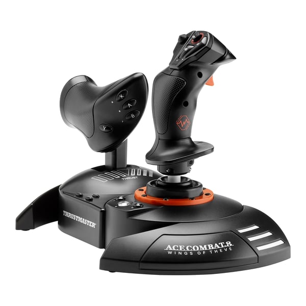 Thrustmaster T.Flight HOTAS NEO-X Ace Combat 8 Wings of Theve Edition Svart, Orange USB Flykt Sim Analog / Digital PC, Xbox One, Xbox Series S, Xbox Series X