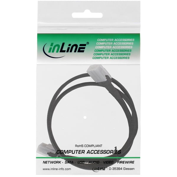 InLine 27624 Serial Attached SCSI (SAS)-kabel 0,5 m Sort
