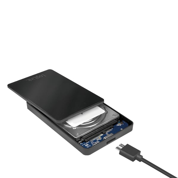 LogiLink UA0339 drevkabinet HDD/SSD kabinet Sort 2.5"