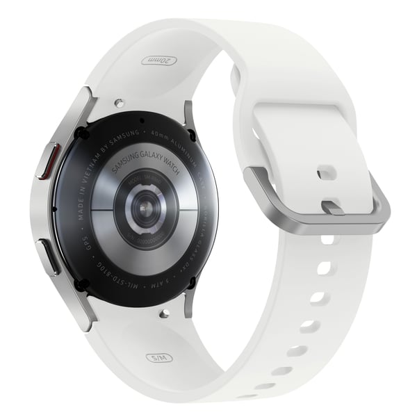 Samsung Galaxy Watch4 3,05 cm (1.2") OLED 40 mm Digitaalinen 396 x 396 pikseliä Kosketusnäyttö Hopea Wi-Fi GPS (satelliitti)