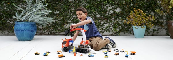 Matchbox Action Drivers Transforming Excavator