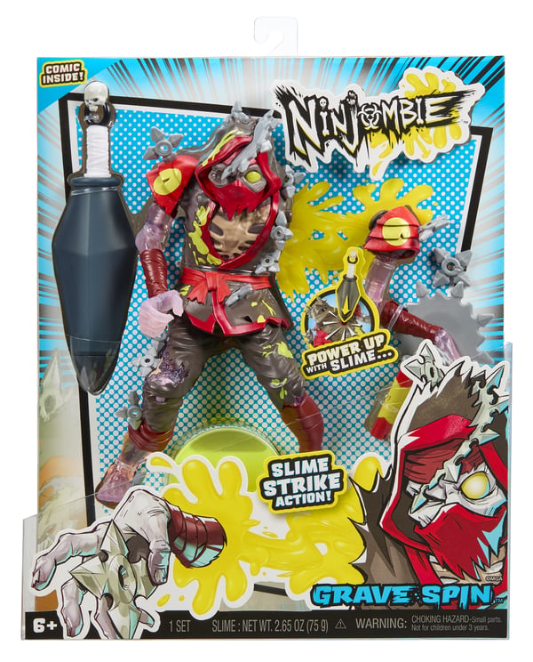 MGA Entertainment Ninjombie Action Figure - Grave Spin