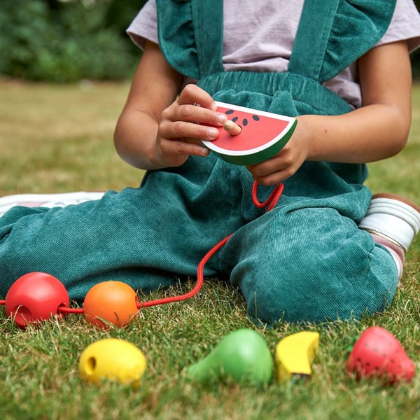 Tickit Wooden Lacing Fruits