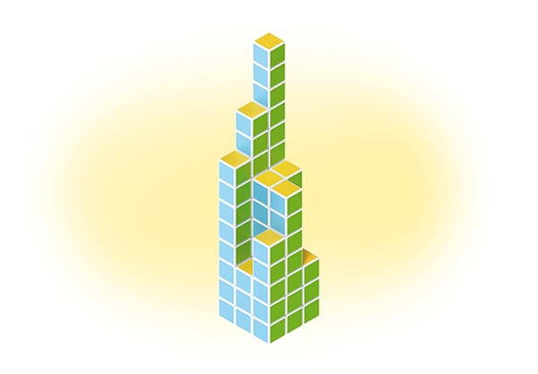 Geomag MagiCube Free Building 64