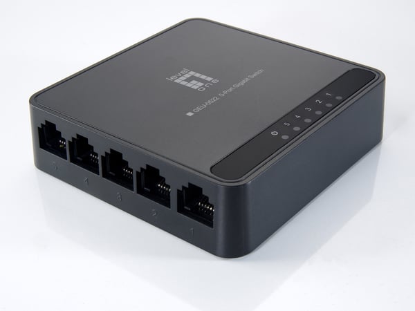 LevelOne GEU-0522 nätverksswitchar Gigabit Ethernet (10/100/1000) Svart