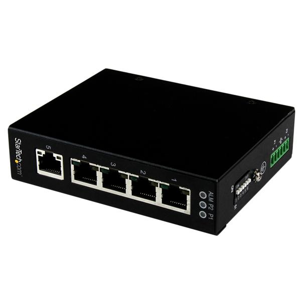 StarTech.com 5-portars ohanterad industriell Gigabit Ethernet-switch