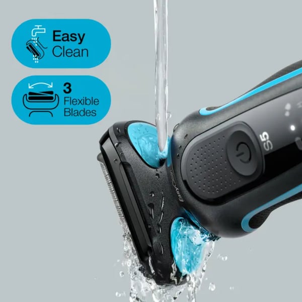 Braun Series 5 51-M4500cs Folie shaver Sort, Blå