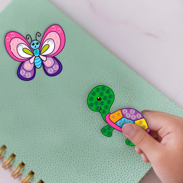 Diamond Dotz BIG DOTZ Garden Friends Stickers
