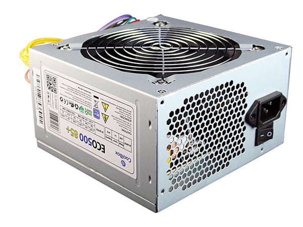 CoolBox ECO500 85+ virtalähdeyksikkö 300 W 20+4 pin ATX ATX Harmaa CoolBox ECO500 85+ virtalähdeyksikkö 300 W 20+4 pin ATX ATX Harmaa