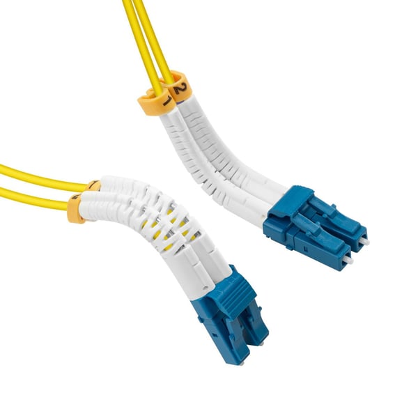 Lanview LVO231409-FLEX InfiniBand- ja kuituoptiikkakaapeli 5 m LC Keltainen