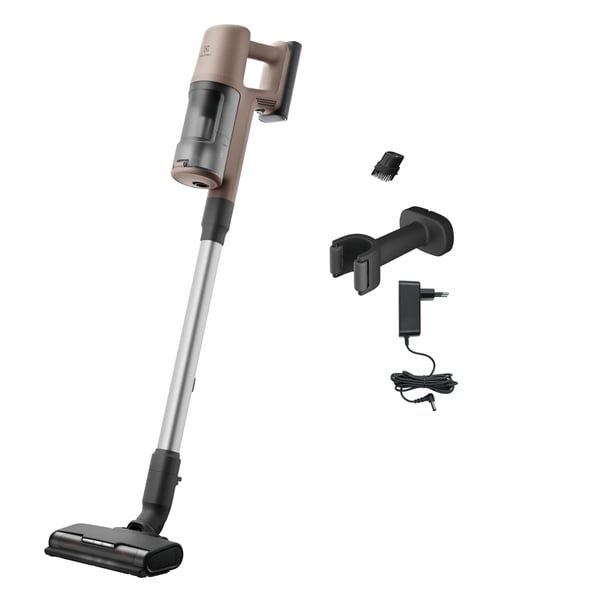 Electrolux EP61CB21WG 2-in-1-varsi-imuri Akku Kuiva Sykloninen Pussiton 0,6 L 85 W Hasselpähkinä 2,5 ah