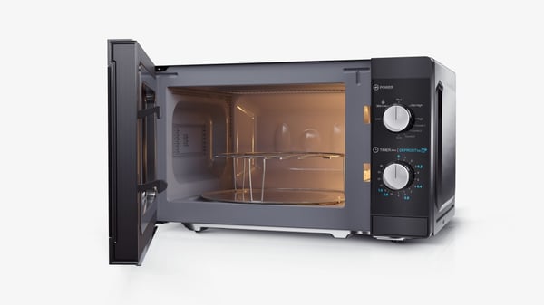Sharp YC-MG01E-B mikrovågsugn Svart Kombinationsmikrovågsugn Bänkdiskmaskin 20 l 800 W