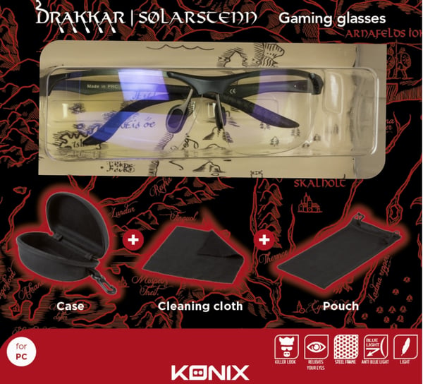 Konix Drakkar Solarstenn datorglasögon Unisex