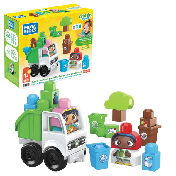 MEGA BLOKS Green Town Sort & Recycle Squad