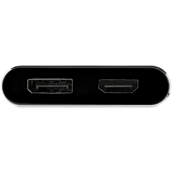 StarTech.com CDP2DPHD USB grafisk adapter 3840 x 2160 pixel Sort, Grå