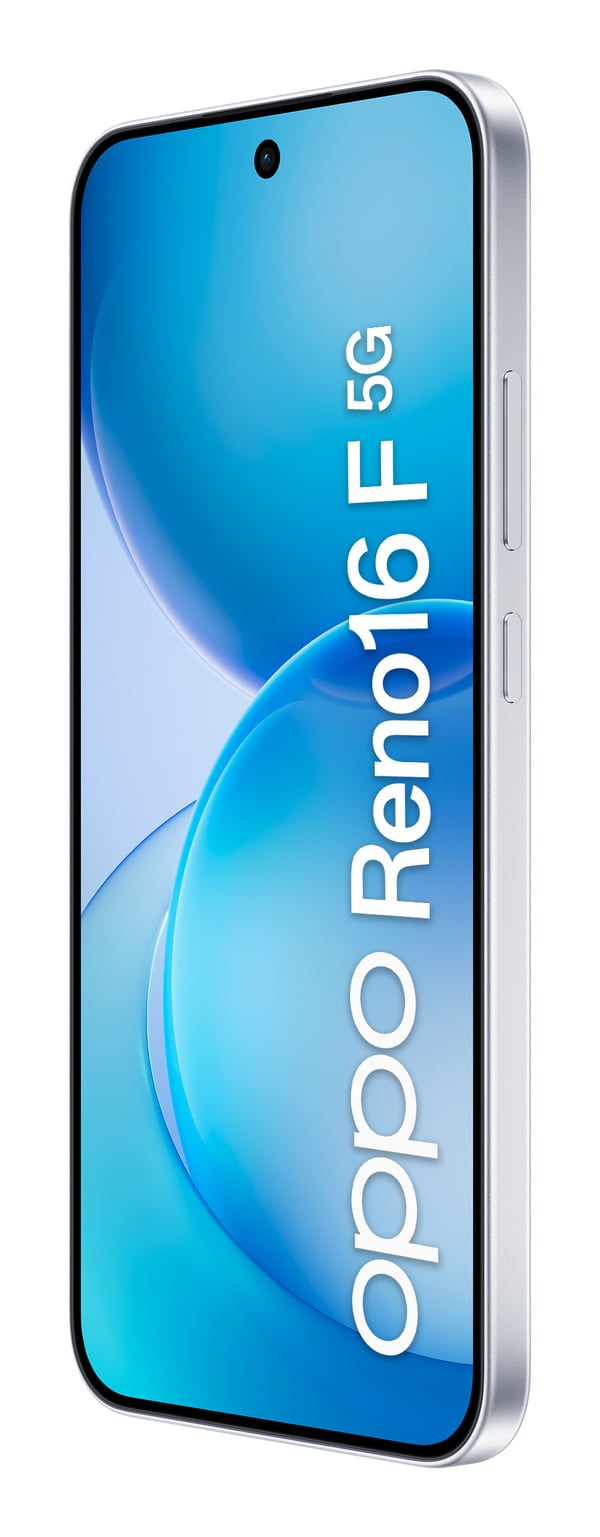 OPPO Reno16 F 5G 16,7 cm (6.57") Dual SIM Android 16.0 USB Type-C 8 GB 256 GB 6500 mAh Hvid