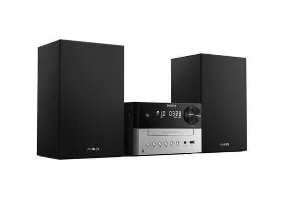 Philips TAM3205 Hemmaljud mikrosystem 18 W Svart, Silver