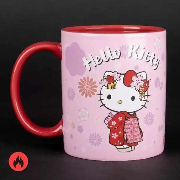 Konix KIMONO - Hello Kitty Kopp Rosa, Röd Universal 1 styck