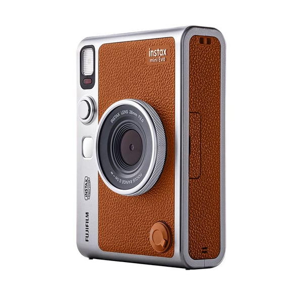 Fujifilm Instax mini Evo - Brown (Type C) 1/5" 2560 x 1920 pixlar CMOS Brun, Silver