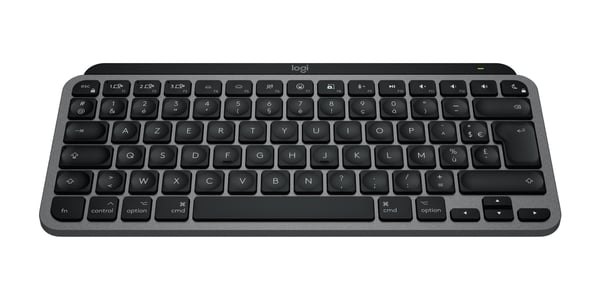 Logitech MX Keys Mini For Mac tastatur Hjemme/kontor Bluetooth AZERTY Fransk Sort, Grå