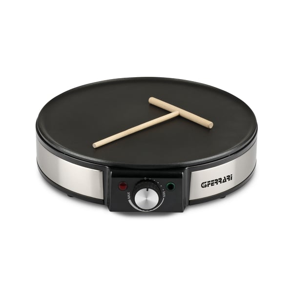 G3 Ferrari Profi-Crepe pandekage- og crepes-maskine 1 pandekage(r) 1200 W Sort, Sølv