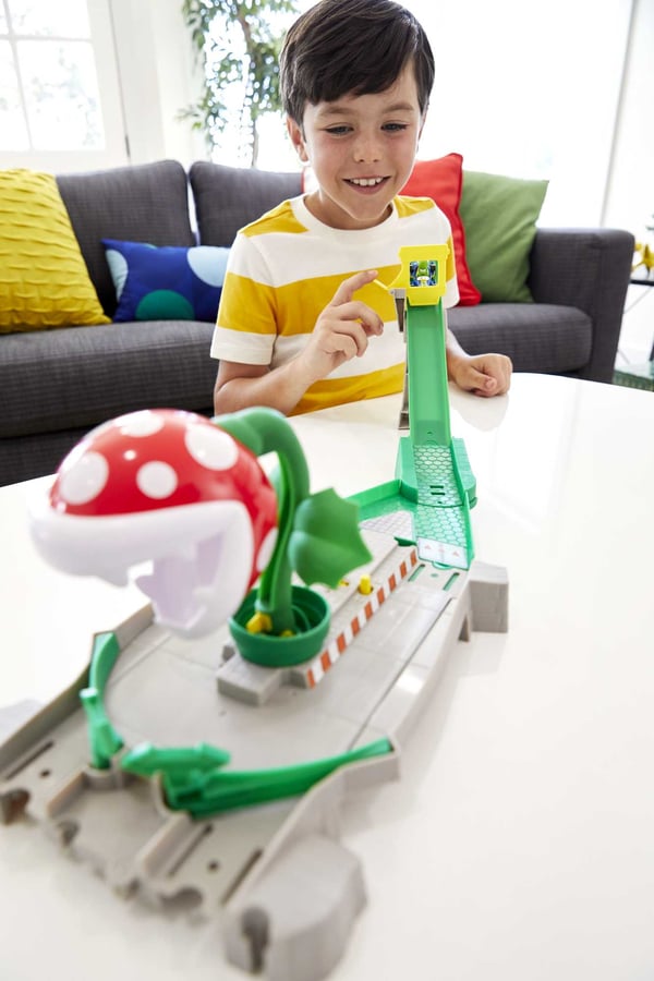 Hot Wheels Mario Kart MARIOKART PIRANHA PLANT SLIDE-banset