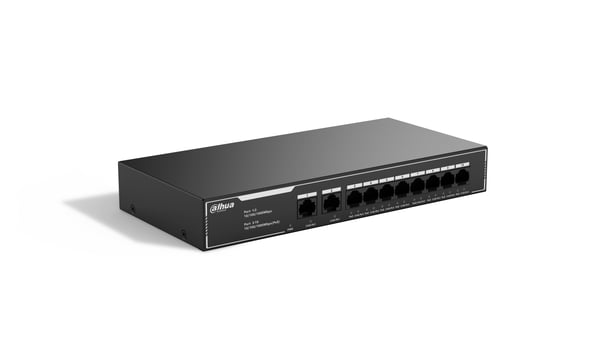 Dahua Technology PoE SG1010LP Ikke administreret L2 Gigabit Ethernet (10/100/1000) Strøm over Ethernet (PoE) Sort Dahua Technology PoE SG1010LP Ikke administreret L2 Gigabit Ethernet (10/100/1000) Strøm over Ethernet (PoE) Sort