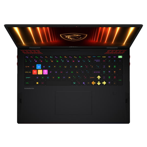 MSI Raider 18 HX AI A2XWJG NVIDIA GeForce Intel Core Ultra 9 285HX Bärbar dator 45,7 cm (18") UHD+ 64 GB DDR5-SDRAM 4 TB SSD NVIDIA GeForce RTX 5090 Wi-Fi 7 (802.11be) Windows 11 Pro Svart