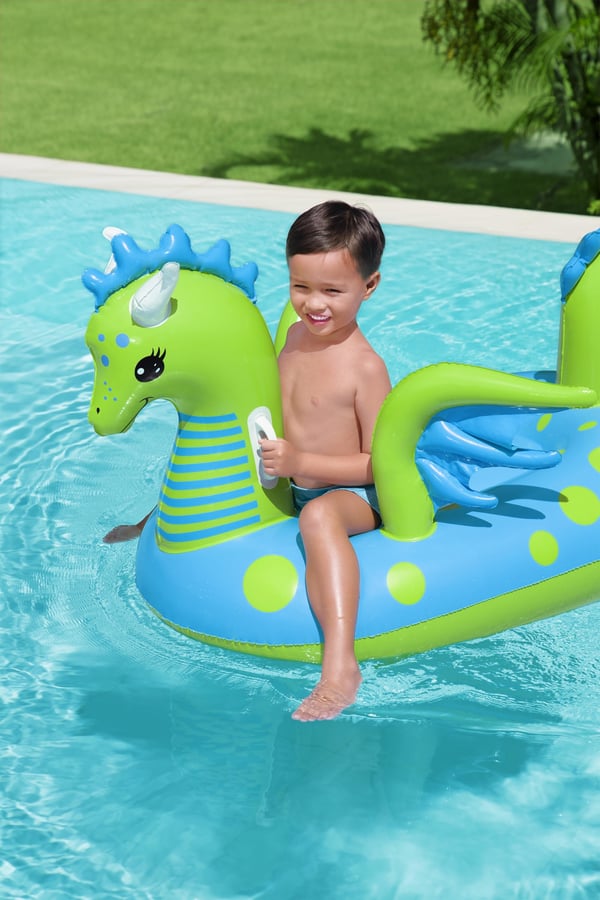 Bestway 41476 pool og strand flyder Blå, Grøn Mønster Badedyr