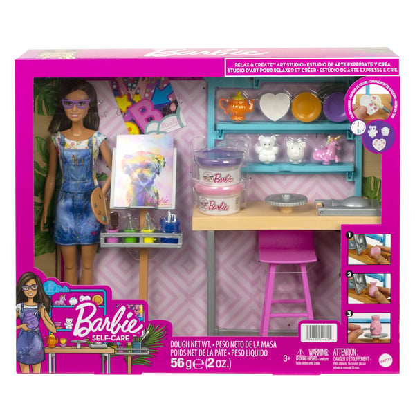 Barbie Relax & Create-kunstatelier