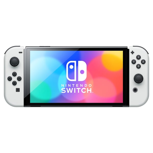 Nintendo Switch OLED bærbar spilkonsol 17,8 cm (7") 64 GB Berøringsskærm Wi-Fi Sort, Hvid