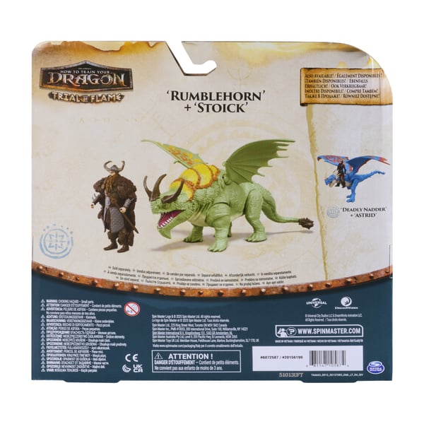 DreamWorks Dragons DWD FGR DrgVkngRmblehornNStoick S1V1 GML