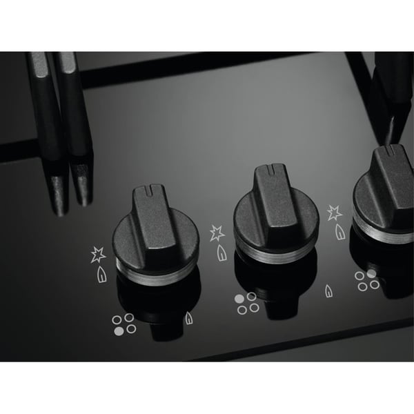AEG HKB75820NB - 949631020 Sort Indbygget 75 cm Gaskomfur 5 zone(s)
