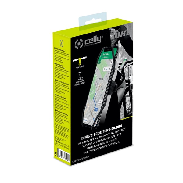 Celly Swipe Bike Passiiviteline Matkapuhelin/älypuhelin Musta
