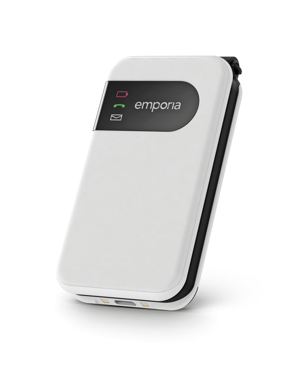 Emporia SIMPLICITYglam 7,11 cm (2.8") 106 g Valkoinen Senioripuhelin