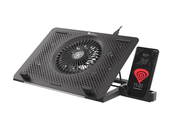 GENESIS Oxid 450 køling til laptop 39,6 cm (15.6") 2400 rpm Sort