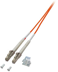 Lindy LWL Duplex LC/LC 50/125, 2.0m InfiniBand och fiberoptisk kabel 2 m Orange