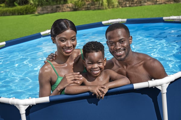 Bestway Steel Pro 56679 swimmingpool til over jorden Indrammet pool Rund Blå