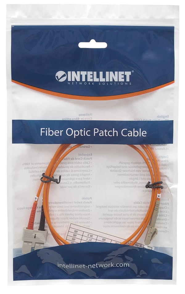Intellinet 5m LC/SC InfiniBand og fiberoptisk kabel Orange