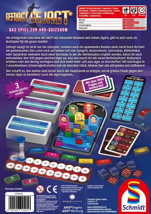 Schmidt® Spiele 49405 lautapeli 30 min Tietopeli