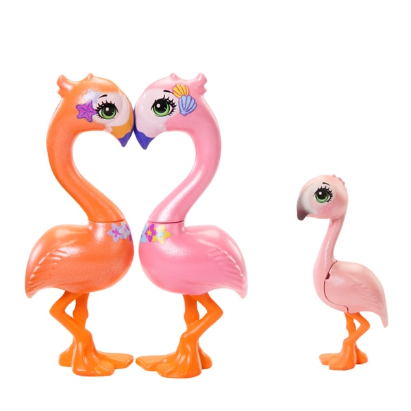 Enchantimals Sunshine Beach Florinda Flamingo Family