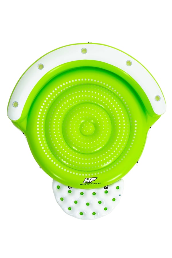 Bestway 43120 pool- och badmadrass Grön, Vit Monokromatiskt PVC Flytande ö