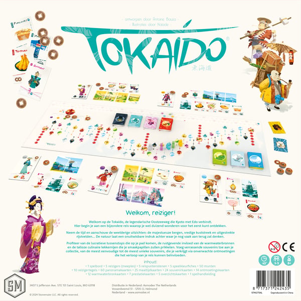 Asmodee Tokaido Brætspil