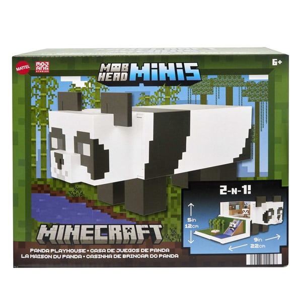 Minecraft MOB HEAD MINIS PANDA PLAYHOUSE Lekset